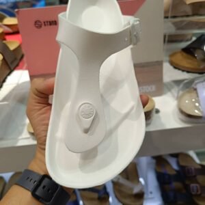 Comfort Toe White Sandals