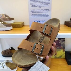 Premium Comfort Toe Ring Sandals for Men & Women | Adjustable Buckle | Soft Cork Footbed | Grey